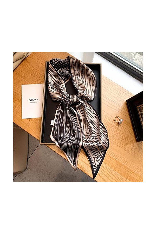 EVRIO EVRIOLongue&nbsp;&nbsp;&nbsp;écharpe Femelle Animal Cheval imprimé Mince écharpe étroite Sac Bandeau de Cheveux Ruban écharpes Femmes 