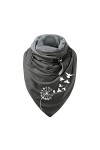 SoLu DAY8 Foulard Chale Femme Hiver Triangle Chaud Pas Cher Foulards Chic Elegante Ado Fille Avec Bouton Douce Wrap Étole Mot
