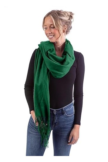 U&F Écharpe pour femme | 100 % viscose | Taille unique | Taille unique | Casual Basic | Écharpe Pashmina | Écharpe dautomne 