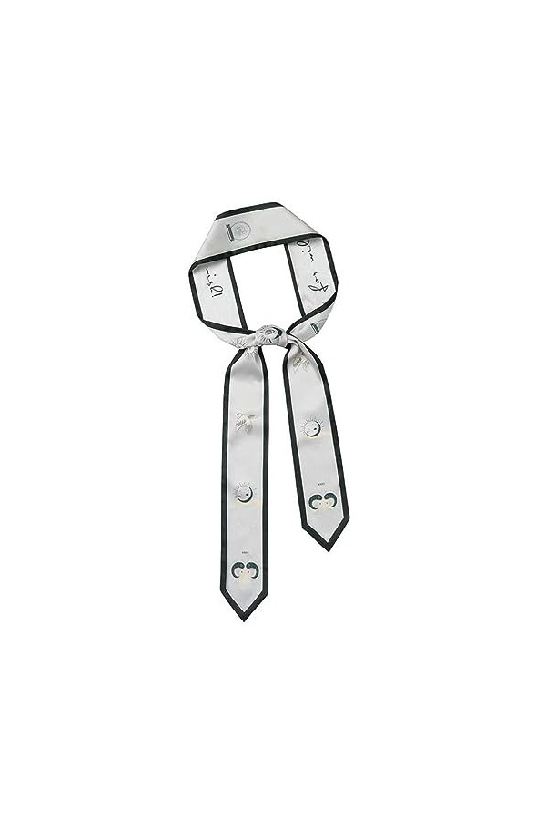 BIVVI douze Constellation foulards en soie tout match petits cadeaux longs femmes minces étroits bandeau rubans reliure sacs 