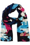 s.Oliver Tuch Foulard, Blue, Taille Unique aux Femmes