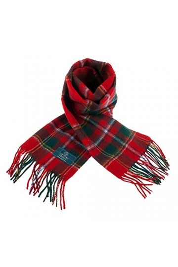 Écharpe écossaise en laine pure Clans Of Scotland - Multicolore - Taille unique