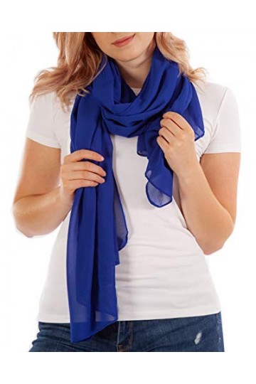 DOLCE ABBRACCIO by RiemTEX PRIMAVERA Écharpe et foulards Pashmina en mousseline de soie pour été printemps toute lannée XXL 