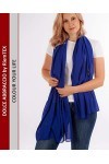 DOLCE ABBRACCIO by RiemTEX PRIMAVERA Écharpe et foulards Pashmina en mousseline de soie pour été printemps toute lannée XXL