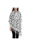 OPSREY Foulard long tendance et chaud imprimé girafes sauvages mignonnes, Écureuils mignons, taille unique