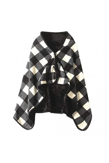 Xxl Écharpe Femme, Hiver Carré Rouge Automne Écharpe Chaud Coton à Carreaux Doux Écharpe dhiver Foulards Bleu Blanc Épais Fo