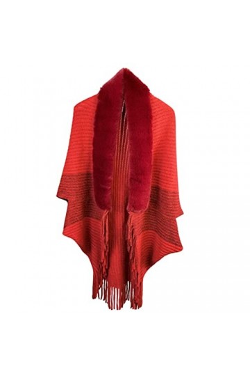 Écharpes et foulards pour femme - Écharpe tube pour femme - Tricotée ample - Écharpe épaisse - Col en peluche synthétique - É