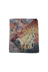 TF Écharpe viscose double impression cadeau femme art mode étole foulard baiser klimt,multicolore, taille unique, multicolore