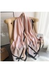LA FERANI Foulard dété en soie beige - Pour femme - 180 x 90 cm - Cadeau dété - Idée cadeau pour fille et mère, Rose, 180x9