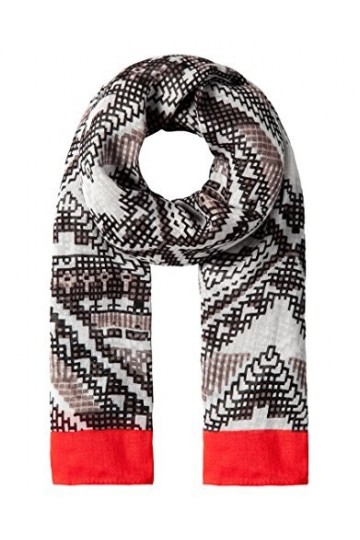 Vincenzo Boretti écharpe-foulard femme, design à la mode, élegant, toucher doux - dessin aztéque, coloré