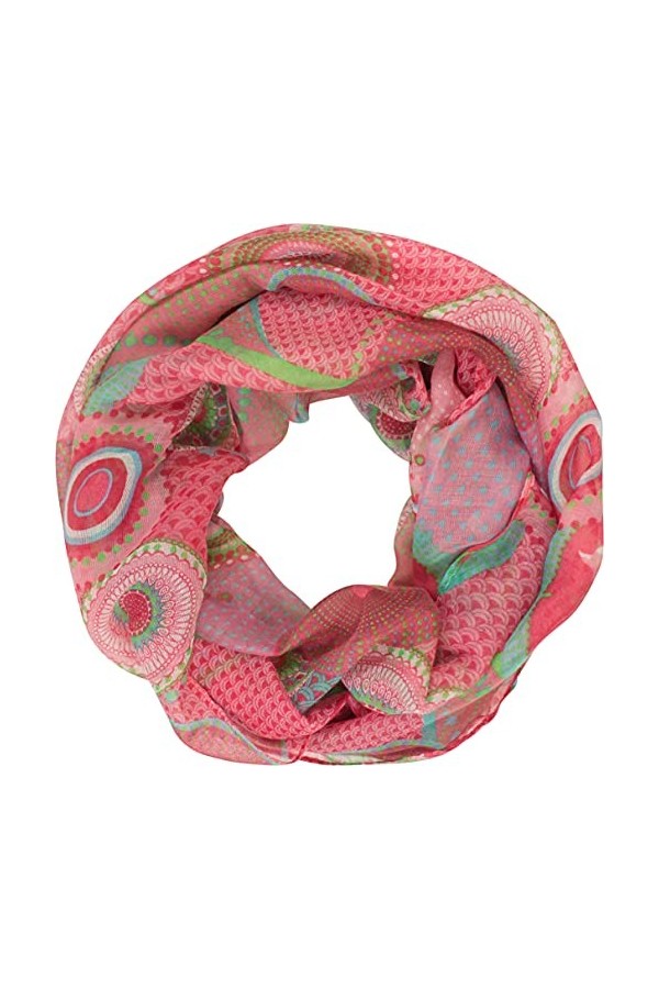 fashionchimp ® Foulard pour femme avec motif cercles psychédélique, 04, taille unique