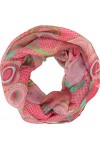 fashionchimp ® Foulard pour femme avec motif cercles psychédélique, 04, taille unique