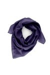 S&B Chiffon de soie bleu marine 90&nbsp;x 90&nbsp;cm Pong ee05