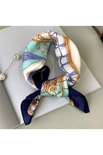 EVRIOScarf Femmes Design imprimé Foulard Cou Bandeau Femme Petit carré Foulards Printemps Foulard Cravate