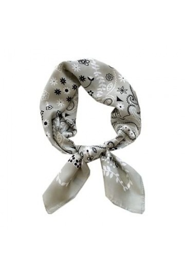 ZzzaNa Foulard de tête A70cm, foulards à col carré for femme Foulard Color : Green, Size : 70x70cm 