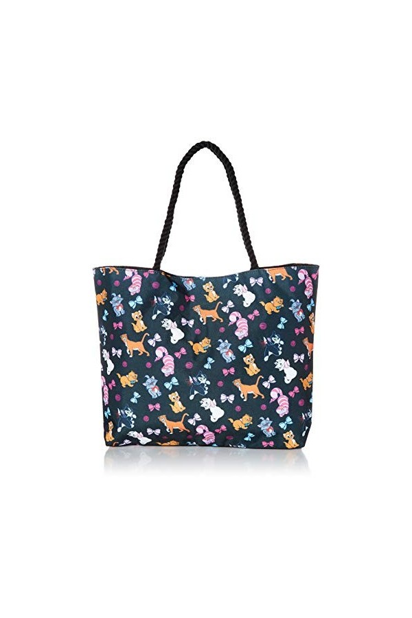 Disney Sac de voyage fourre-tout imprimé chats Figaro Cheshire Oliver & Co Marie Aristochats, multicolore, Taille unique