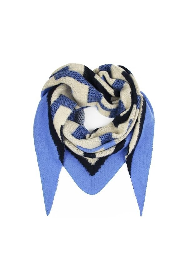 Gloop Foulard triangle pour femme - Poncho triangulaire - Pour femme et fille - Douillet - Réutilisable - Sans rayures sur la