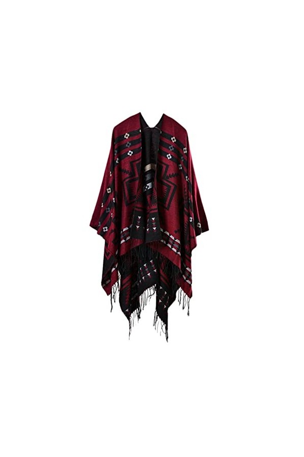 ZHIYU Foulard imprimé pour femme, tendance, chaud, doux, cardigan, écharpe, double face, épaisse, éplucheur doeufs, gris, ta