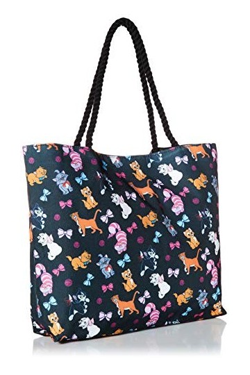 Disney Sac de voyage fourre-tout imprimé chats Figaro Cheshire Oliver & Co Marie Aristochats, multicolore, Taille unique