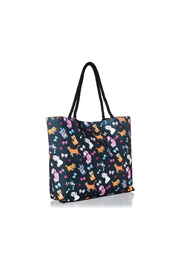 Disney Sac de voyage fourre-tout imprimé chats Figaro Cheshire Oliver & Co Marie Aristochats, multicolore, Taille unique