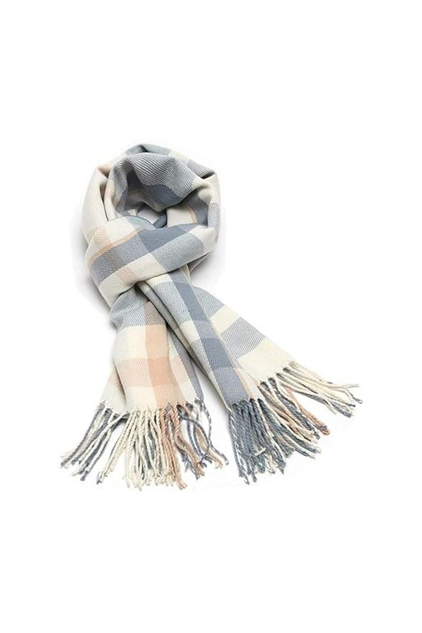 JRINK Foulards et châles à la mode for femmes, écharpe de couverture, écharpe à carreaux, cadeau de noël for femmes, hiver C