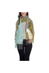 Peinture à lhuile Art Couverture douce Écharpe Longue Châle Châle Cachemire Frange Foulards pour Femmes, Couleur 15, taille 