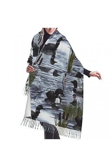 FJAUOQ Châle enveloppant pour femme - Foulard soyeux en forme danimal de canard, Comme indiqué sur la photo, taille unique