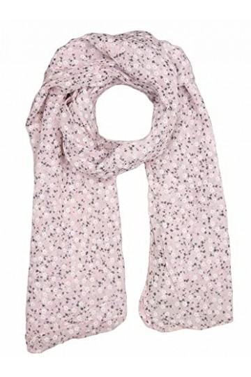 Zwillingsherz Foulard en soie au design floral - Écharpe de qualité supérieure pour femme et fille - Foulard - Pashmina - Loo