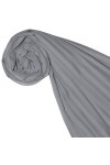 LORENZO CANA Foulard de 89% coton et 11% soie pour la femme – écharpe jacquard avec les mesures de 55 x 180 cm - agréable à p