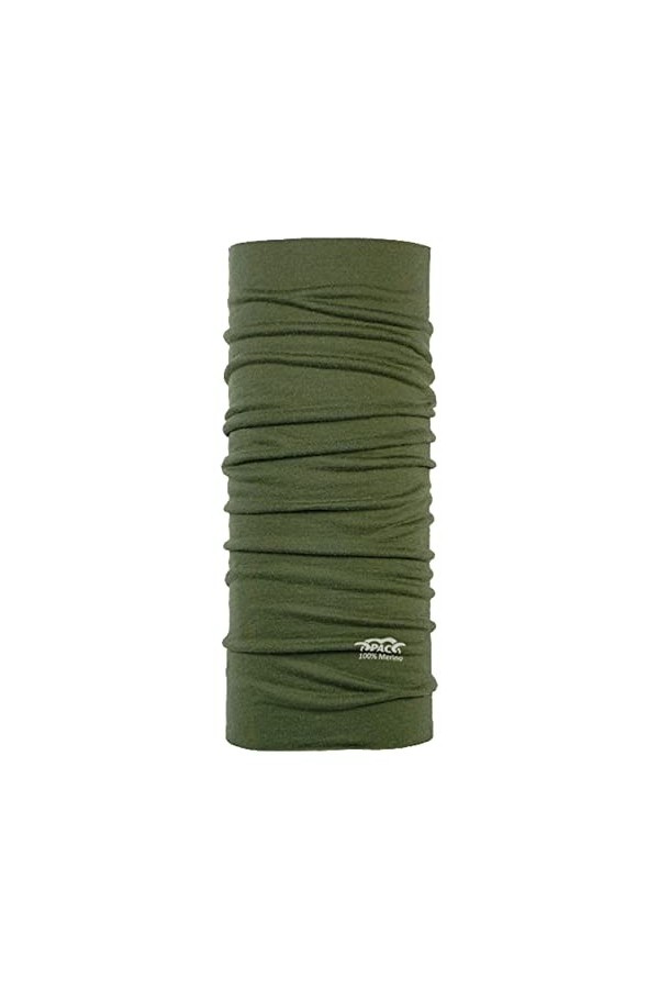 PAC Foulard multifonction en laine mérinos Bright Orange - 10 possibilités dutilisation, vert, taille unique