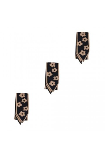 TENDYCOCO 3 Pièces Foulard Écharpe Silencieux Écharpe Hiver Côtelé Écharpe En Tricot Carré Écharpe Coton Cou Écharpe Pour Les