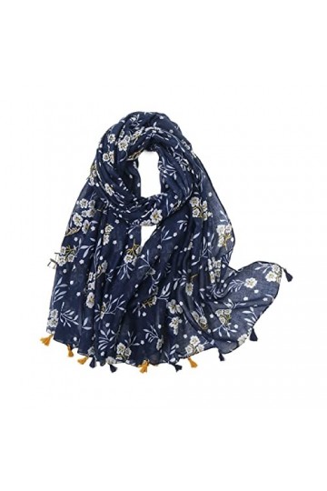 Echarpes Et Foulards Femme Femmes Foulard Mode Tassel Viscose Châle Chantiers Bandeau Hijab Echarpes légères Écharpe Col Foul