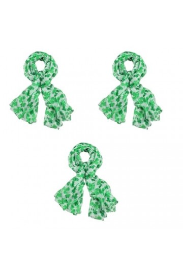 GALPADA Foulards Pour Femmes 3 Pièces Imprimé Habillé Écharpe Pour Femmes