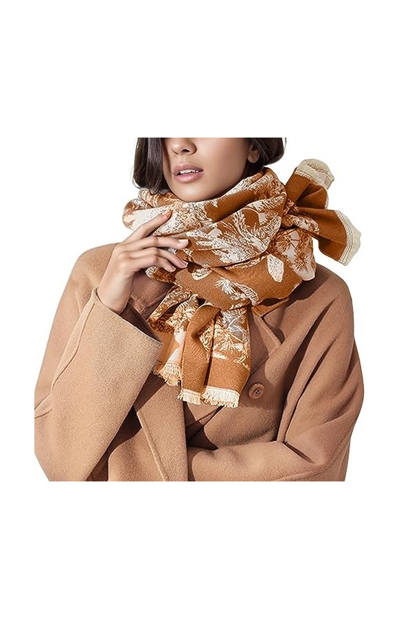 Echarpe Femme Hiver Chaud Etole Chic Foulard Femmes Écharpe Triangle Cadeaux Pour Femmes