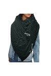 Générique Écharpe Triangle Femme Hiver Chaud Foulards Châles Écharpe Hiver Pashmina Châle Pour Les Femmes fashion solide écha