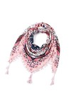 Cusstally Écharpes for Femmes Mode Femmes Impression Bouton châle Foulards Femmes bohème écharpe Style Ethnique Cravate Gland