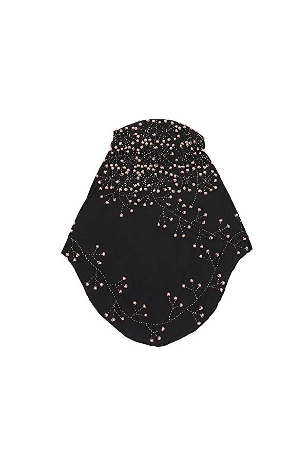 JEOZBM Hijab Musulman pour&nbsp;Femmes, Turban en&nbsp;Soie de&nbsp;Glace Élastique, Foulard Islamique Complet, Châle Écharpe Enveloppant Av