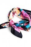 Desigual Scarf_Phantom 2000 Noir Ensemble daccessoires dhiver, Taille Unique Femme