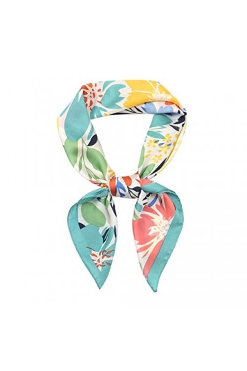 RIIQIICHY Foulard Femme Écharpe Etole Carré Bandana Multi-motifs70x70cm