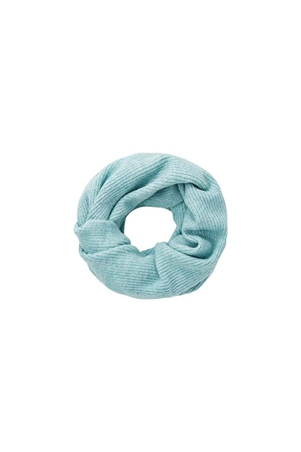 TOM TAILOR Denim 1033067 Écharpe Tricotée en Boucle Femme ,30564 - Reef Blue Melange ,ONESIZE