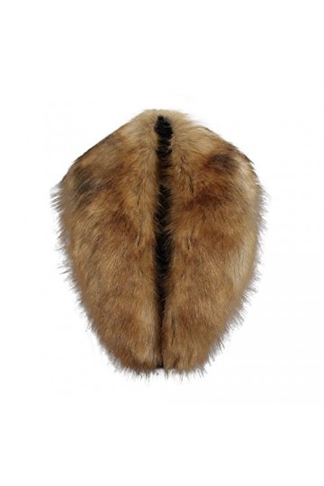 Écharpes et foulards pour femme - Fausse fourrure - Col en peluche - Écharpe enveloppante - Chauffe-cou - Écharpe - Avec inst