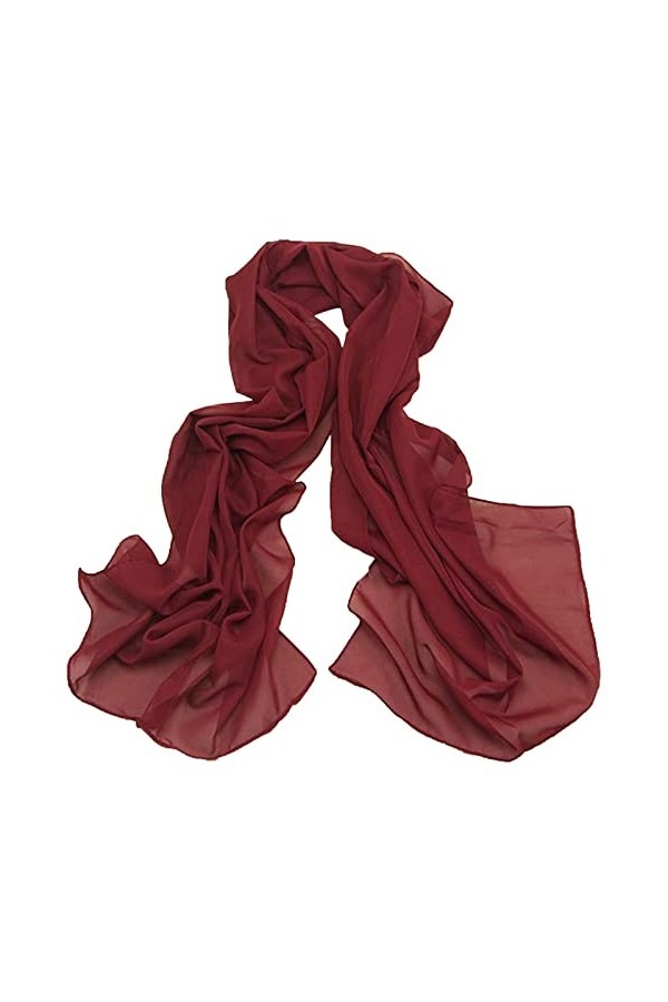 RILOOP Foulard de tête de couleur unie pour femmes, Hijab léger à perles, à la mode, ensemble chapeau et écharpe pour tout-pe