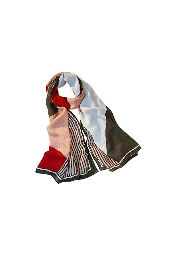 JGATW Écharpe Foulard Femme Foulard Foulard Écharpe Climatisation Châle Wraw Wrap Imprimé Soie Écharpe Serviettes De Plage Fo