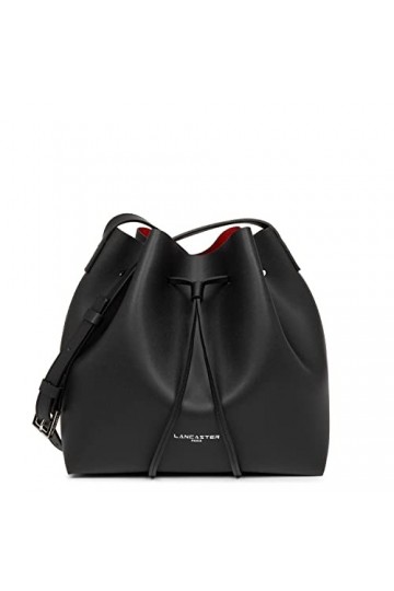 LANCASTER Grand sac bourse - Pur & Element City Noir - In - Rouge