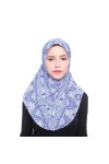 NALsa One Piece Amira Hijab Femmes Musulmanes Imprimer Foulard Wrap Châle Pull On Prêt À Porter Hijabs Islamique Foulard Inst