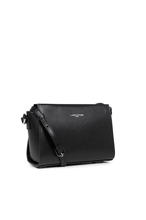 LANCASTER Sac trotteur - Saffiano Intemporel Noir