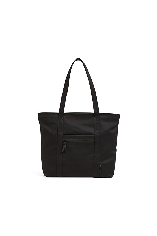 Vera Bradley Vera Tote Bag, Black-Recycled Cotton