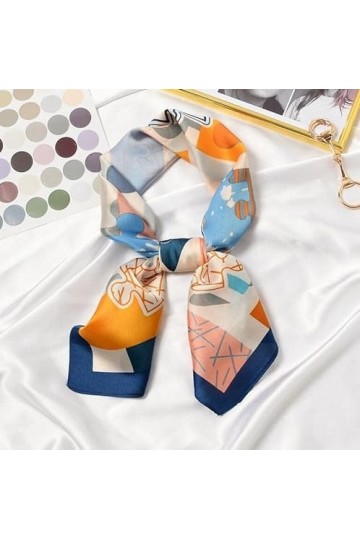 DEPILA Écharpe en Soie de Mode dimpression de Puzzle élégant, tête de Dame enveloppe Le Foulard carré de châle de Femmes Fou