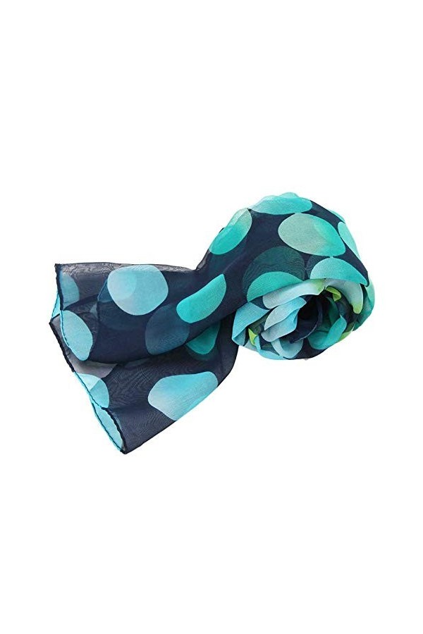 Mousseline de soie Rectangle foulards châle écharpe femmes Dot foulard dame écharpe laine dagneau couverture écharpe