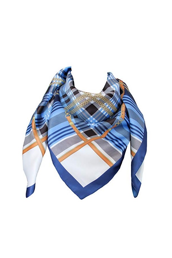 tessago - Foulard - Femme Blanc Bianco Taille unique